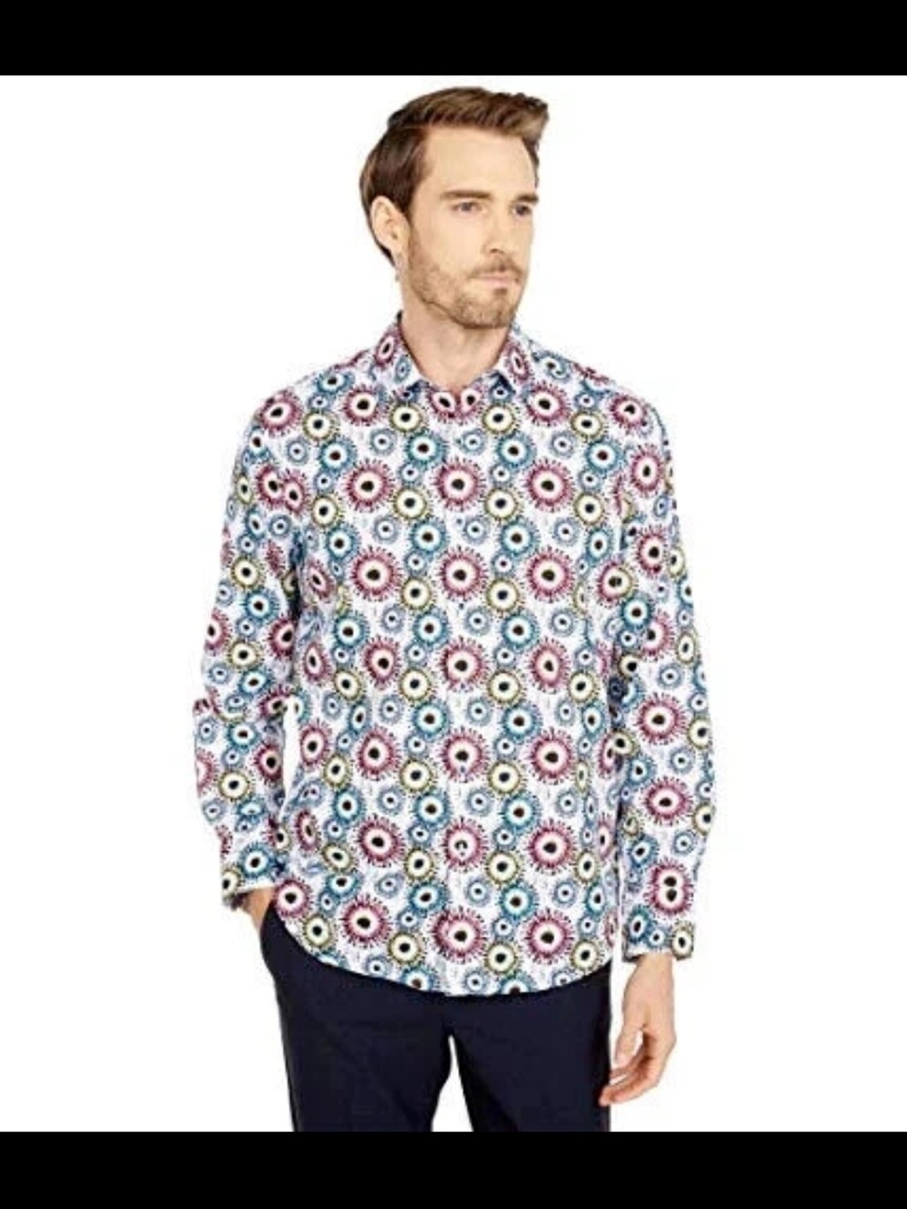 Robert Graham Fanta Classic Fit Sunburst Top Size Large